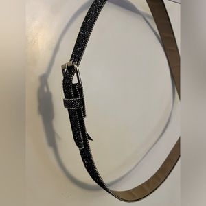 Torrid Black and Silver Rhinestone Belt